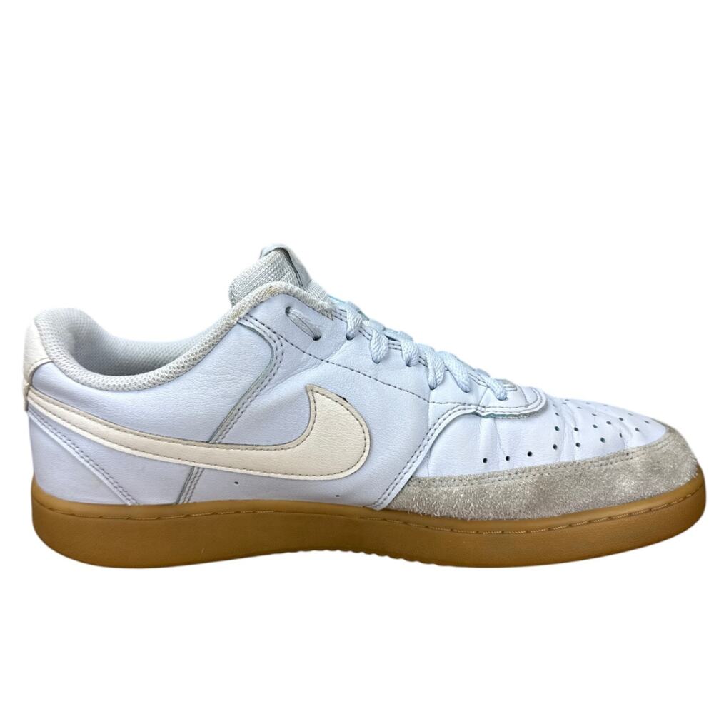 Nike Court Vision Low Football Grey Gum Light Brown Size 11 Sneakers IB2998-002